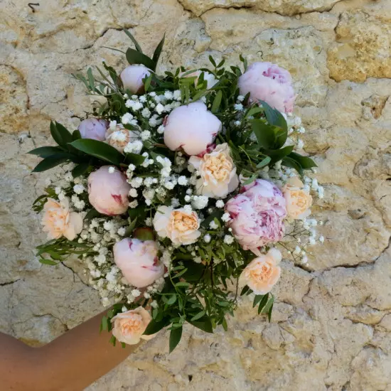 Bouquet de pivoine supermarket flowers