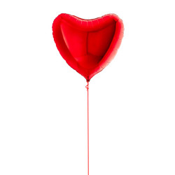 10 Ballons hélium cœur