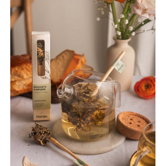 Coffret détente : Bouquet Pétillant + infusion Horae "fleurs des champs"